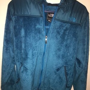 Blue fleece north face